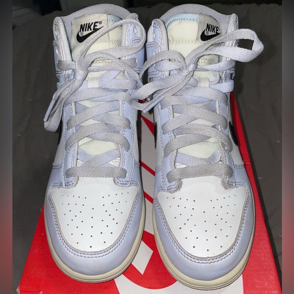 Nike Dunk High (PS)- Football Grey Black 3Y - Picture 11 of 12